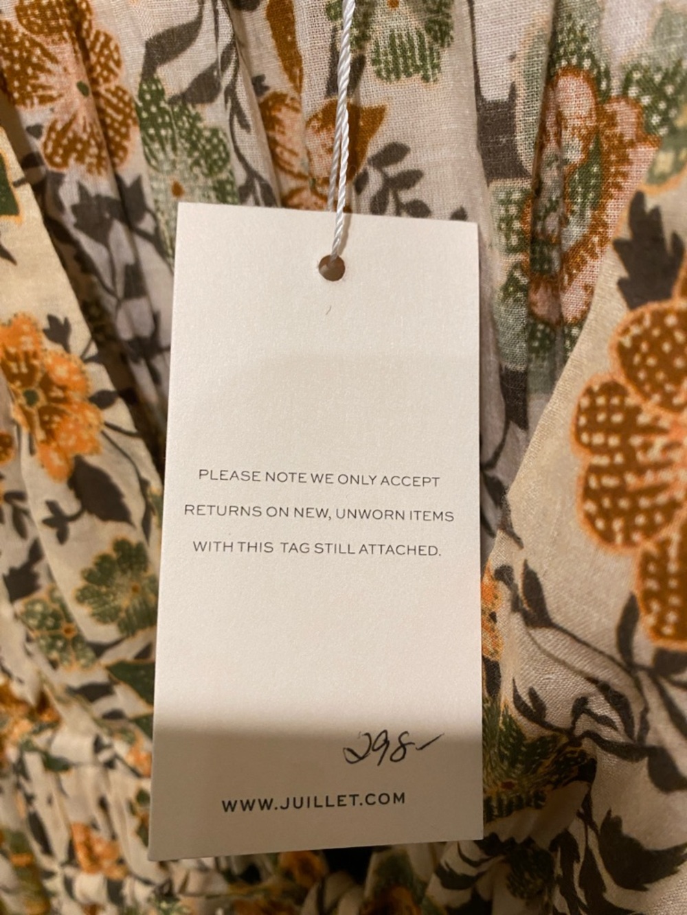 JUILLET Merritt Maxi cotton floral dress gorgeous! - Picture 9 of 11